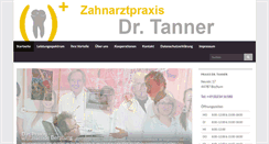 Desktop Screenshot of dr-tanner.de